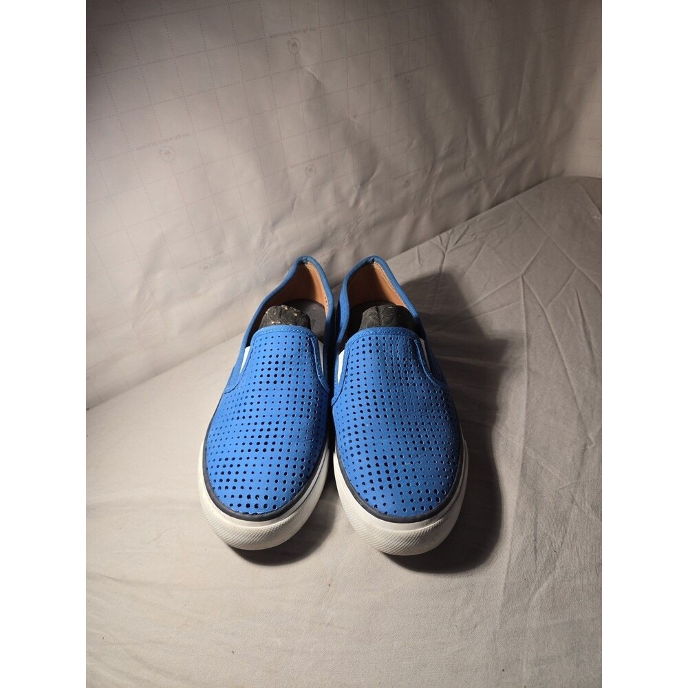 Sperry Women's Top Sider Boat Shoes, Size 7.5, Leather, Blue